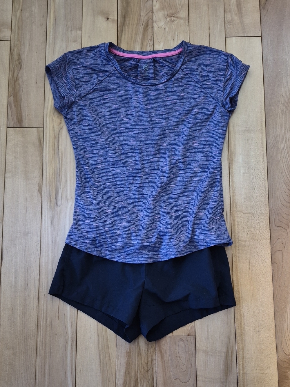 Girls Size 8 Champion Top and Old Navy Shorts